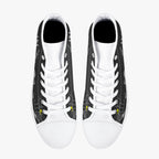A-10 "Blacksnakes" High Top Canvas Shoes (Dark Theme) - I Love a Hangar