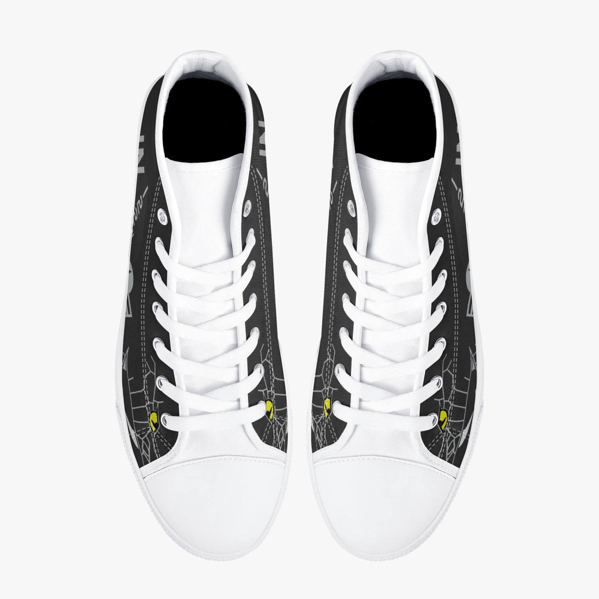 A-10 "Blacksnakes" High Top Canvas Shoes (Dark Theme) - I Love a Hangar