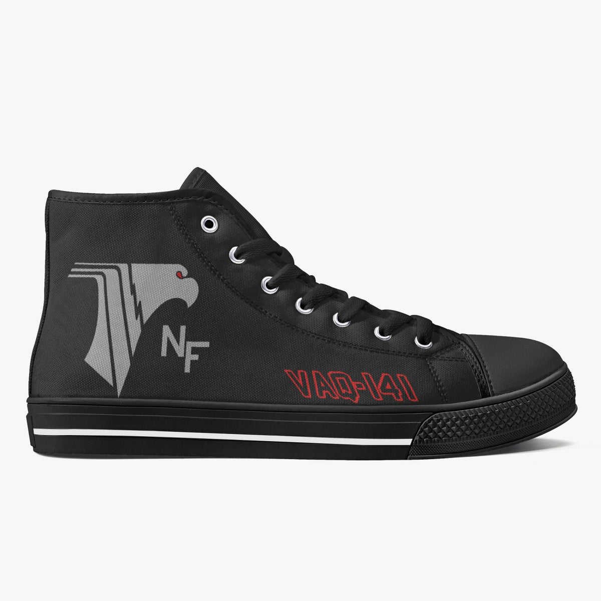 VAQ-141 "Shadowhawks" High Top Canvas Shoes - I Love a Hangar