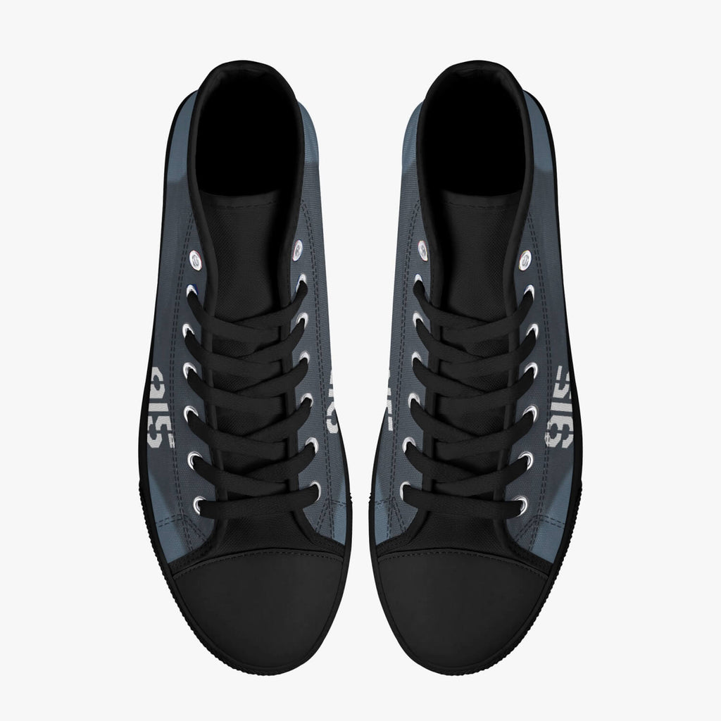 F4U Corsair #915 High Top Canvas Shoes - I Love a Hangar