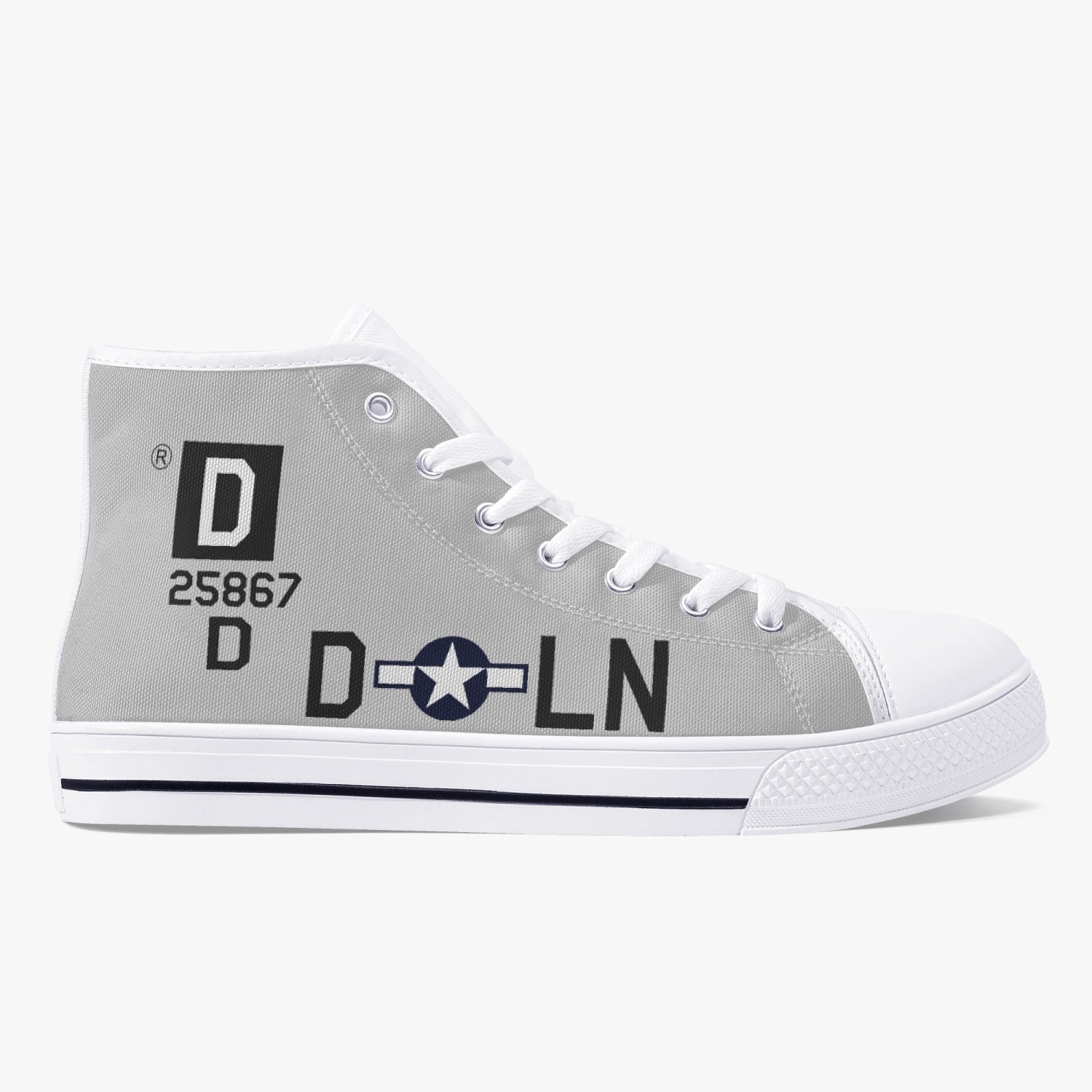 B-17 "LN-D" (25867)  High Top Canvas Shoes