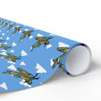 Spitfire Wrapping Paper - Light Blue - I Love a Hangar