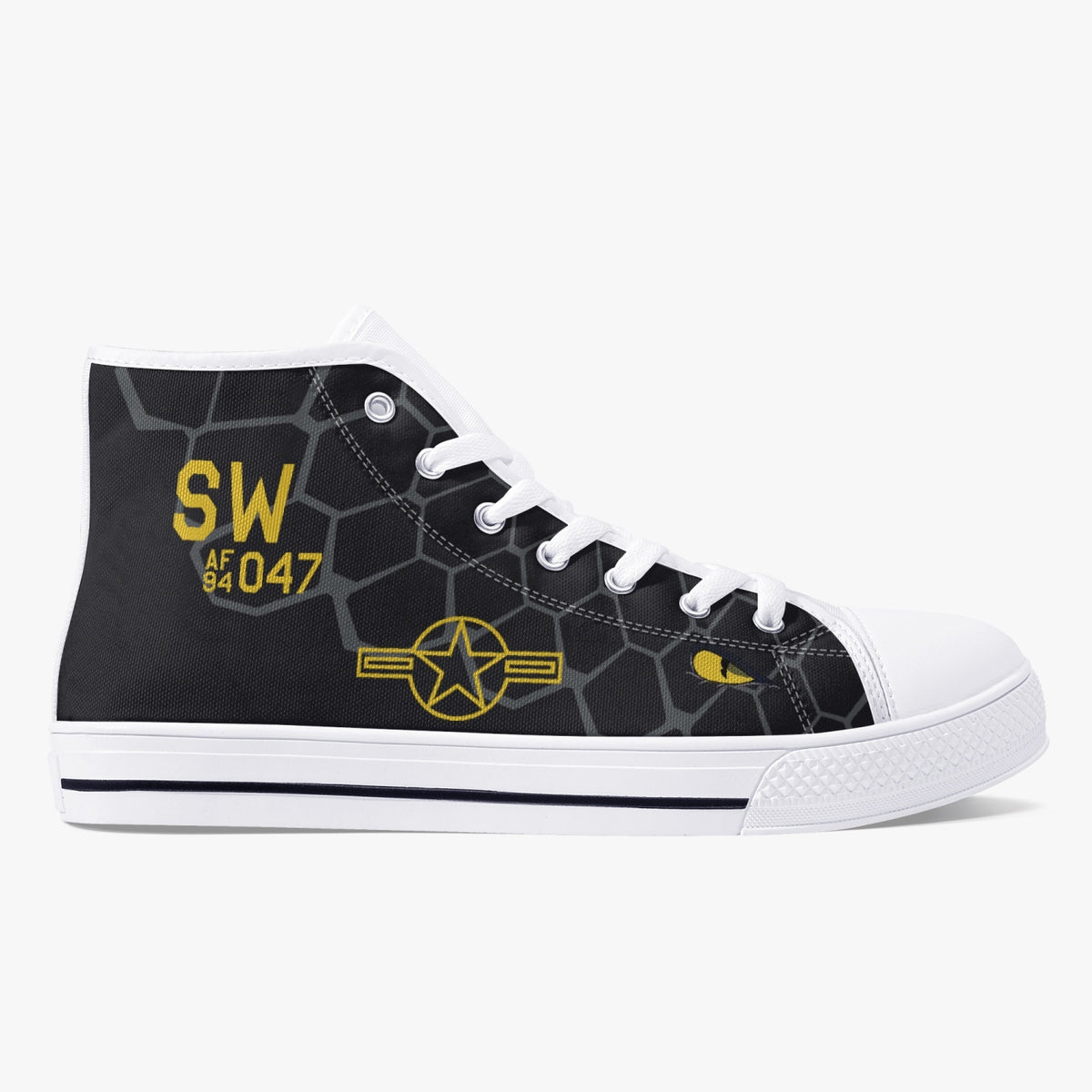 F-16 "Venom" High Top Canvas Shoes - I Love a Hangar