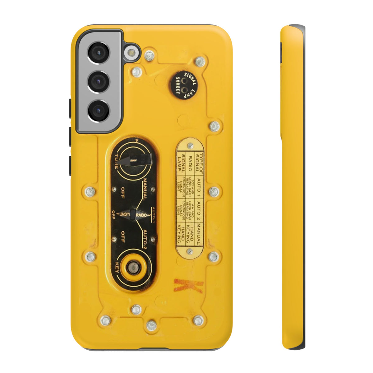 SCR-578 "Gibson Girl" Survival Radio Style Tough Phone Cases – Samsung Galaxy Compatible