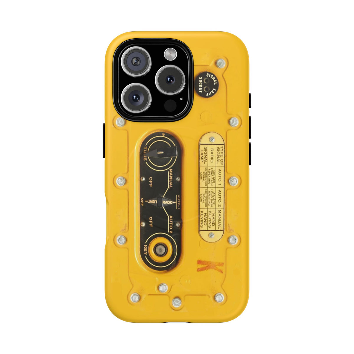 SCR-578 "Gibson Girl" Survival Radio Style Tough Magnetic Phone Cases – iPhone Compatible
