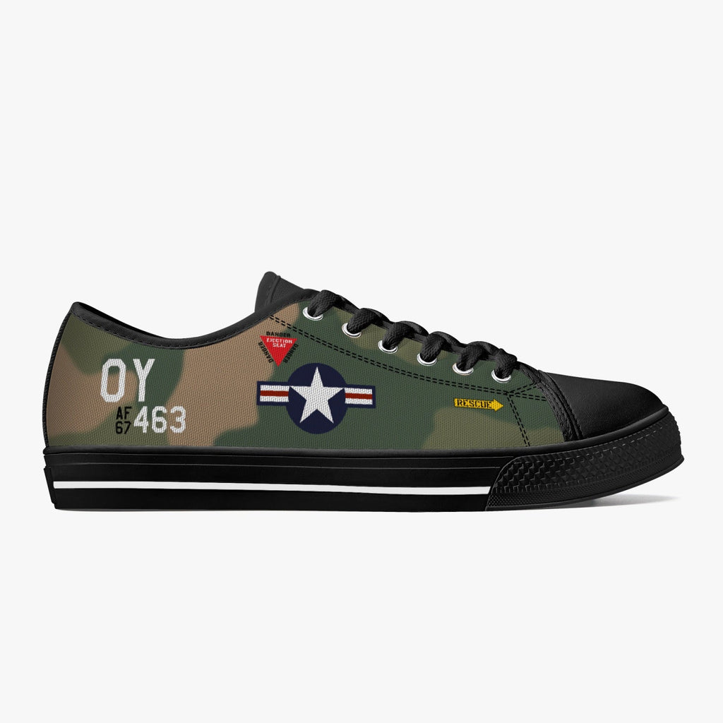 F-4 Phantom "Buick 01" Low Top Canvas Shoes - I Love a Hangar