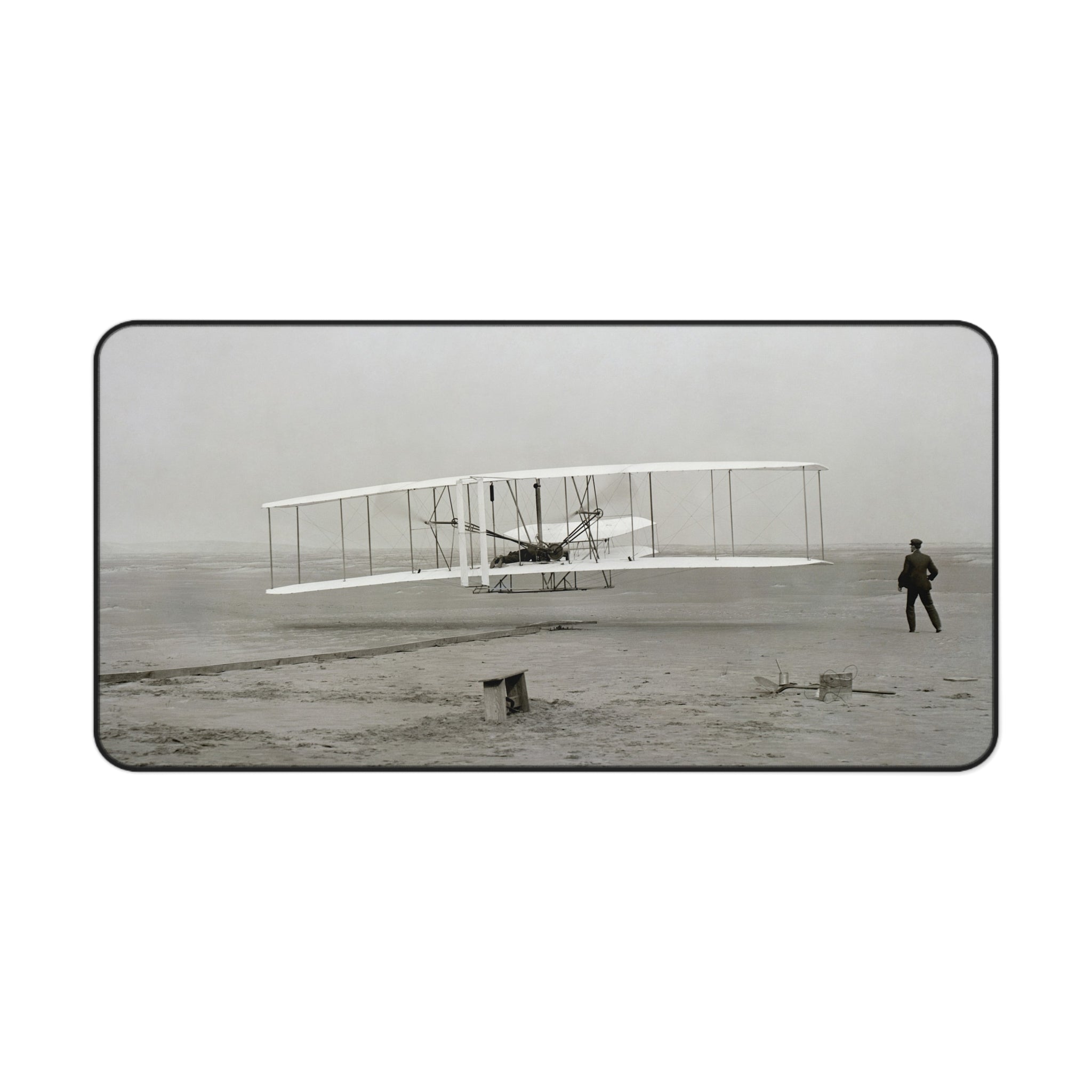 Wright Brothers Desk Mat - I Love a Hangar