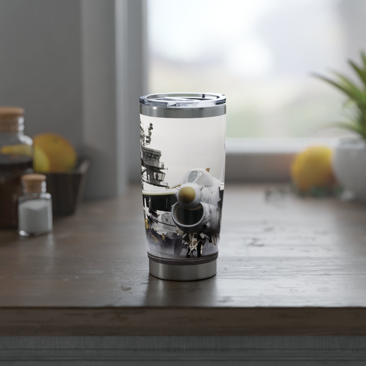 A-7 Corsair 20oz (590ml) Stainless Steel Tumbler - I Love a Hangar