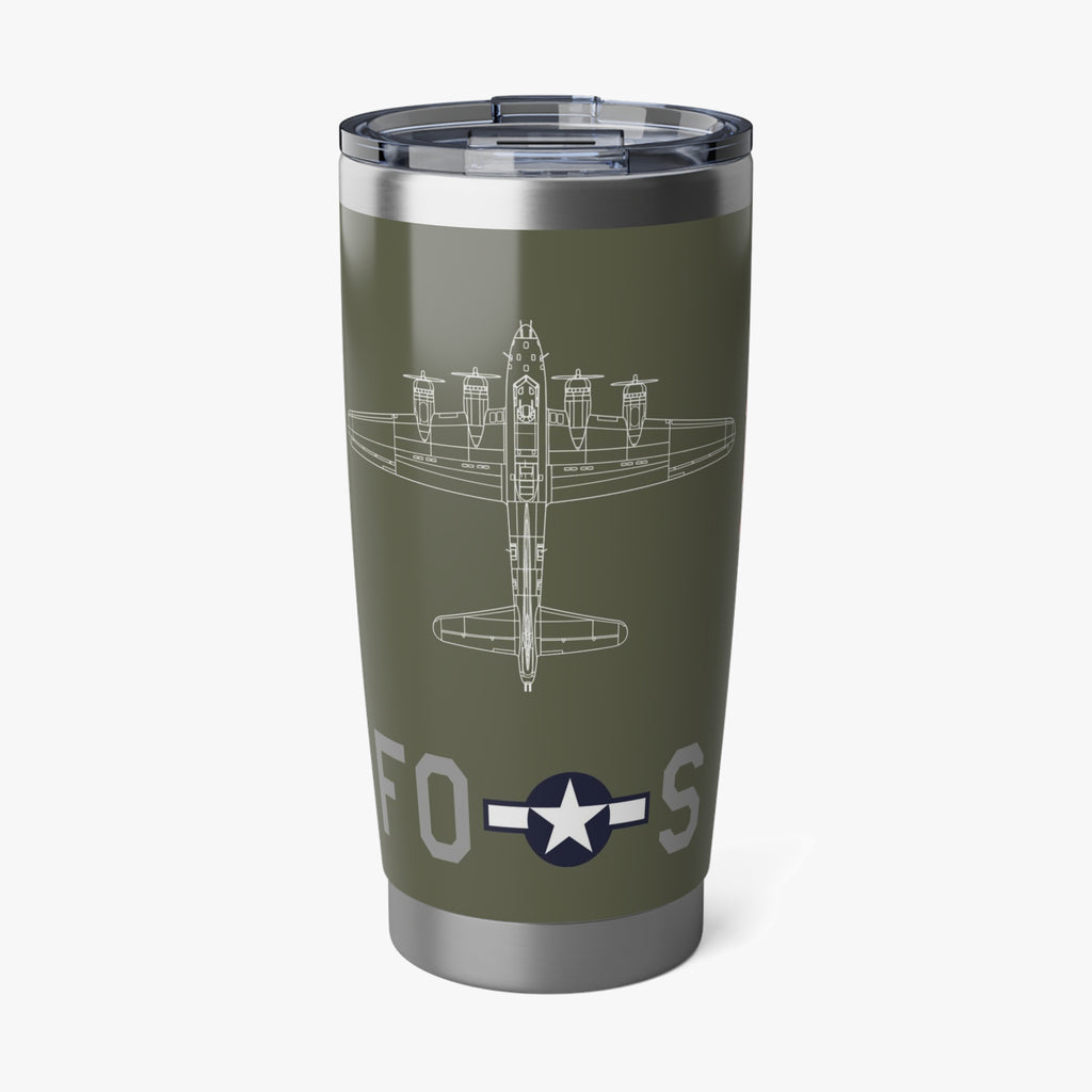 B-17 "Ye Olde Pub" Inspired 20oz (590ml) Stainless Steel Tumbler - I Love a Hangar
