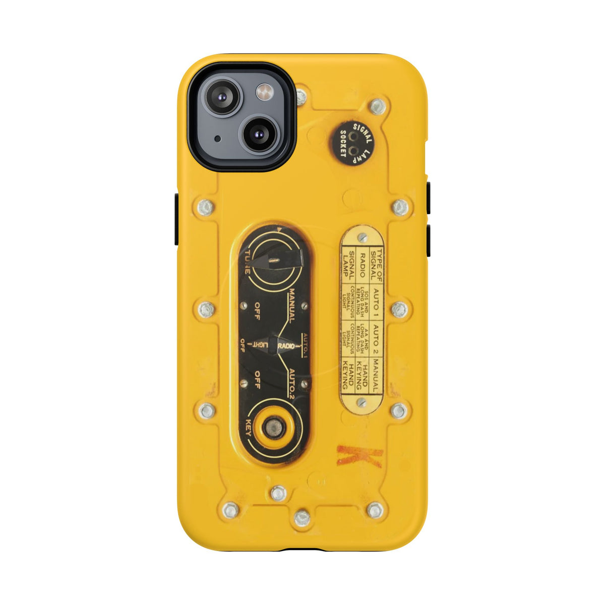 SCR-578 "Gibson Girl" Survival Radio Style Tough Magnetic Phone Cases – iPhone Compatible