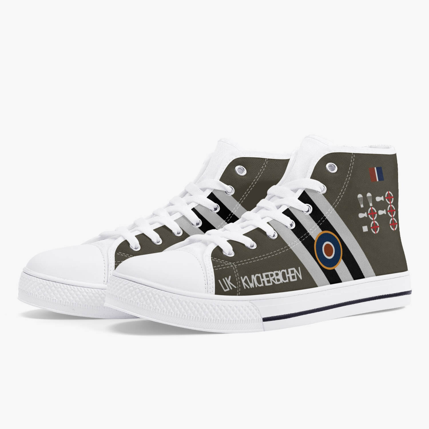 C-47 "Kwicherbichen" High Top Canvas Shoes - I Love a Hangar