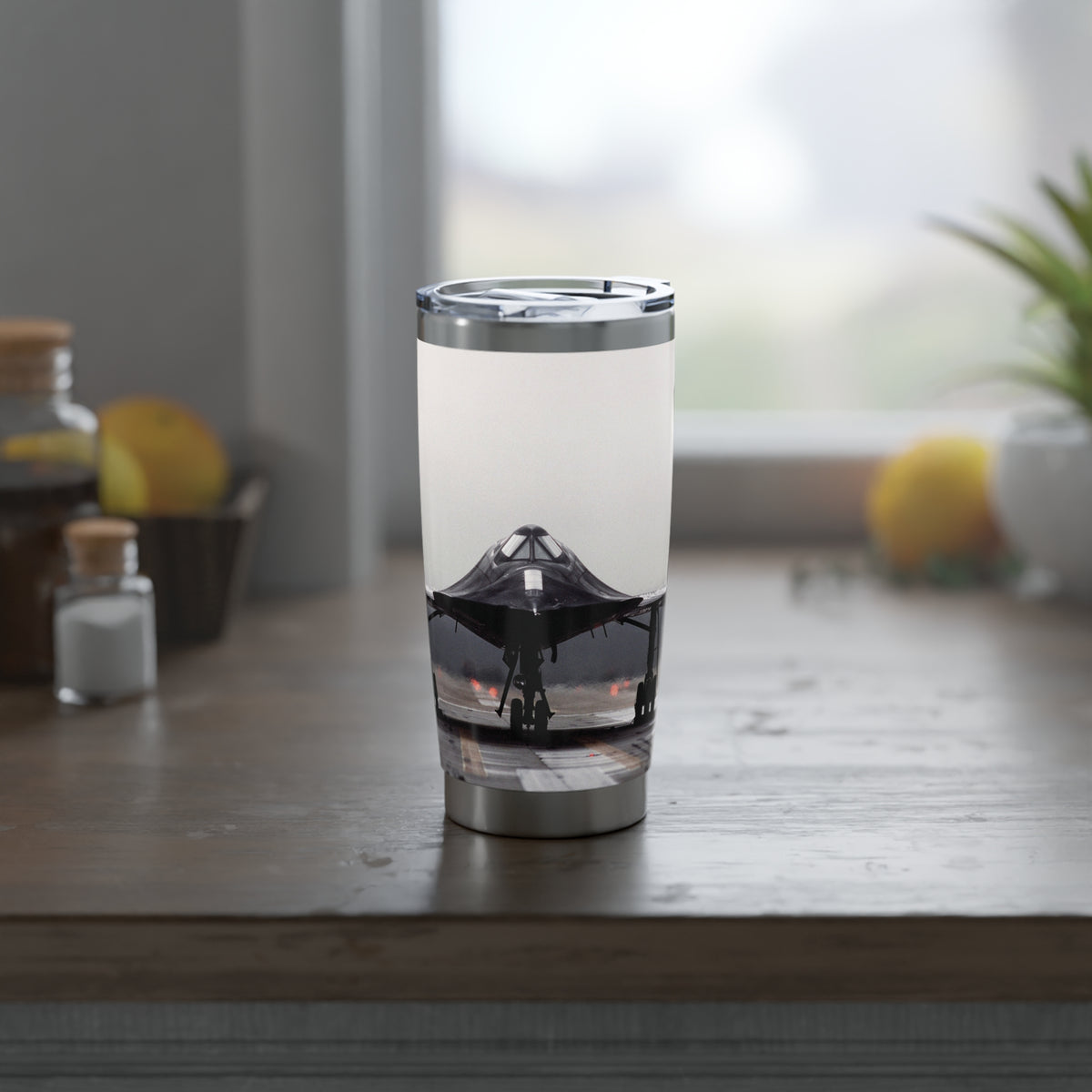SR-71 "Blackbird" 20oz (590ml) Stainless Steel Tumbler - I Love a Hangar