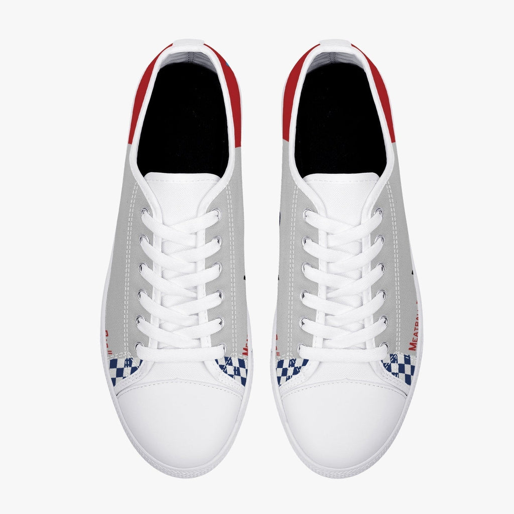 P-51 "Meatball Rap II" Low Top Canvas Shoes - I Love a Hangar