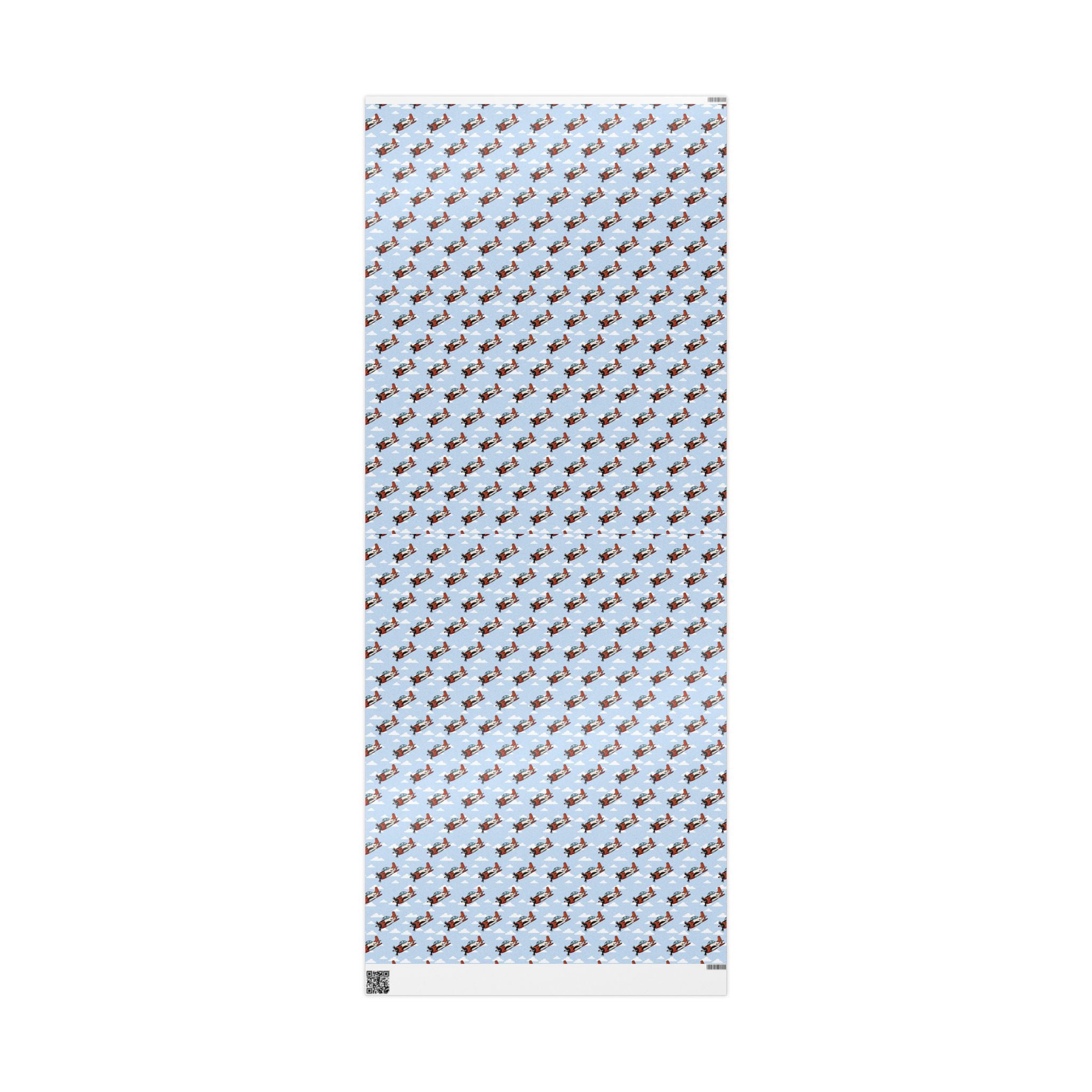 T-28 Trojan Wrapping Paper -  Sky Blue