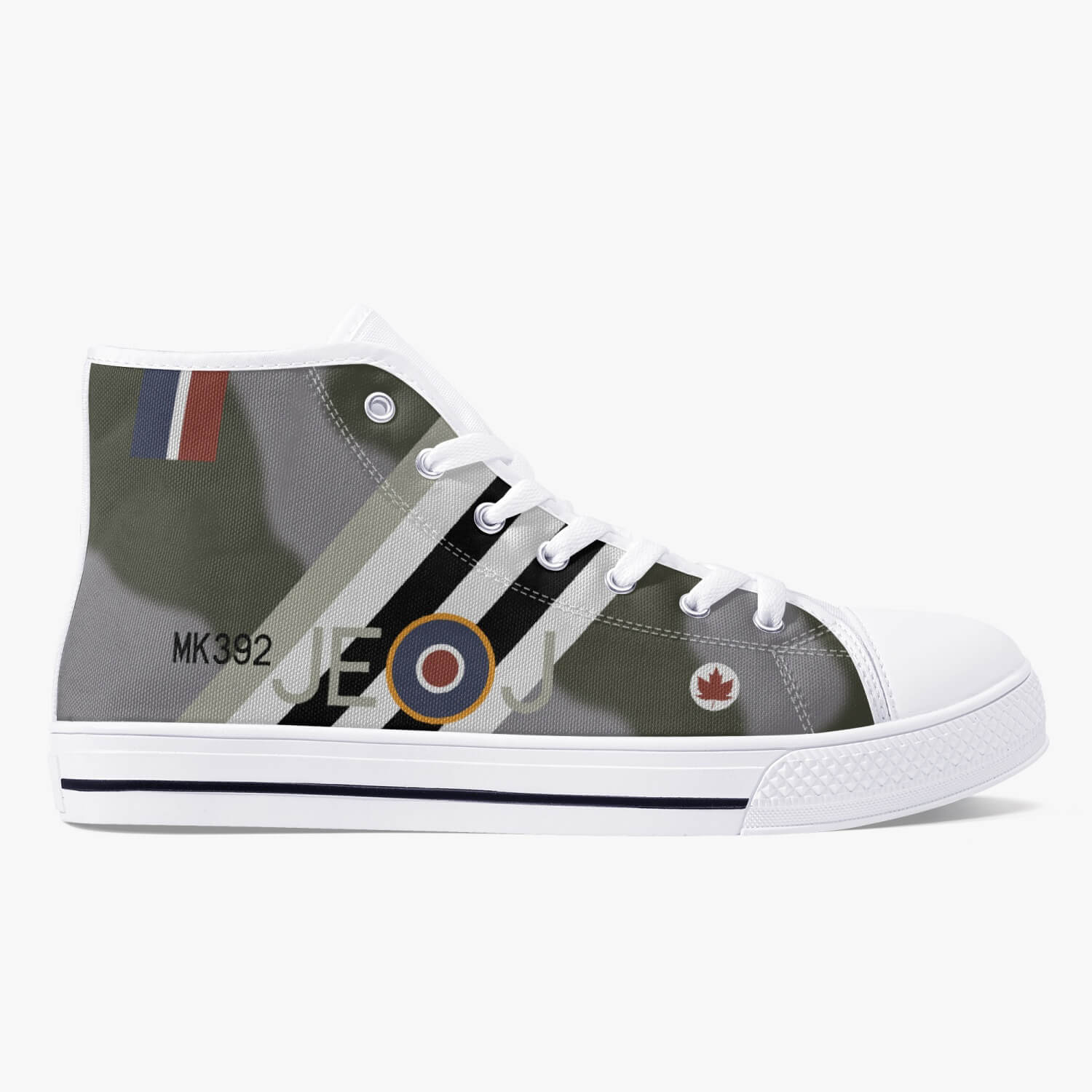 Spitfire "JE-J" (MK392) High Top Canvas Shoes - I Love a Hangar