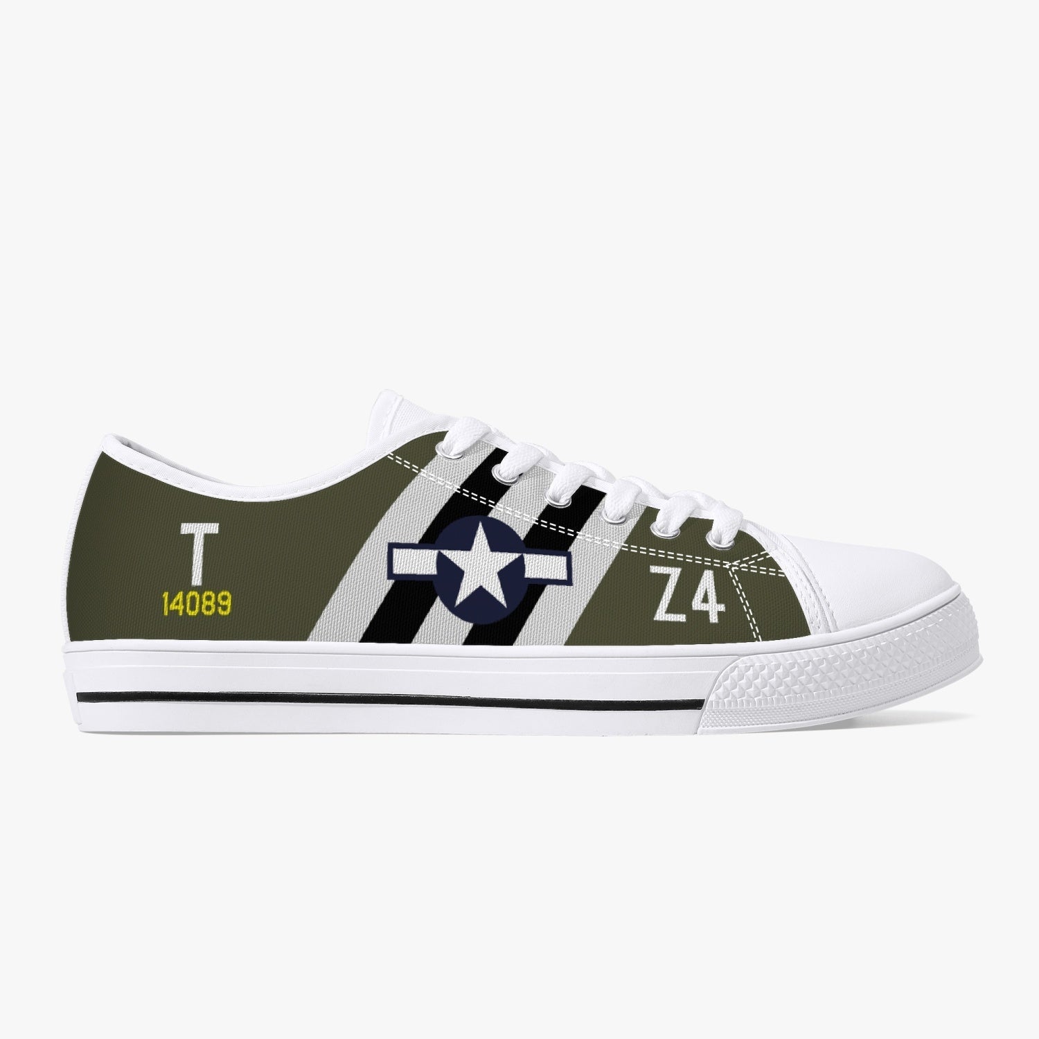 C-49 "Wild Kat" Low Top Canvas Shoes - I Love a Hangar