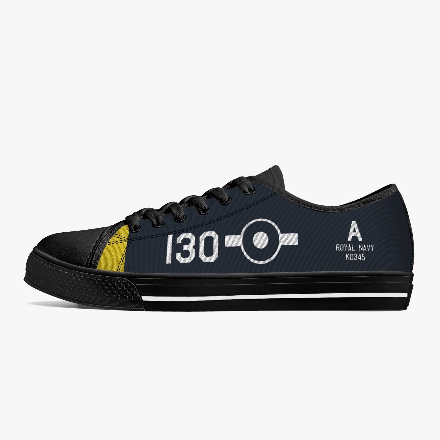 FG-1D Corsair  "A-130 " Low Top Canvas Shoes - I Love a Hangar