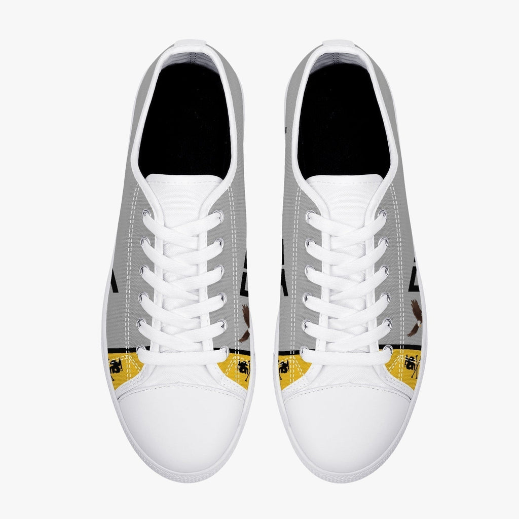 P-47 "FT-L" of Glenn Eagleston Low Top Canvas Shoes - I Love a Hangar