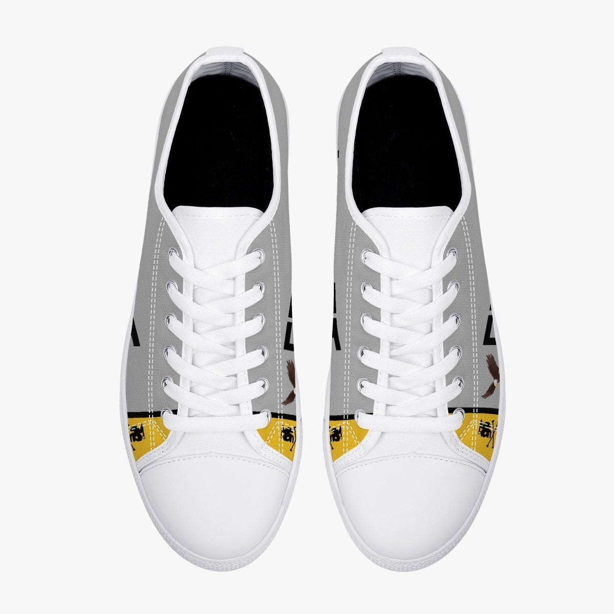 P-47 "FT-L" of Glenn Eagleston Low Top Canvas Shoes - I Love a Hangar