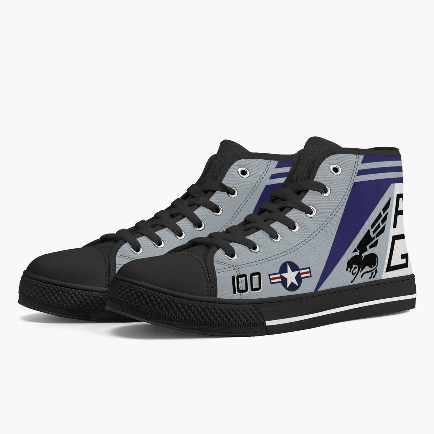 VF-143 "Pukin Dogs" High Top Canvas Shoes - I Love a Hangar