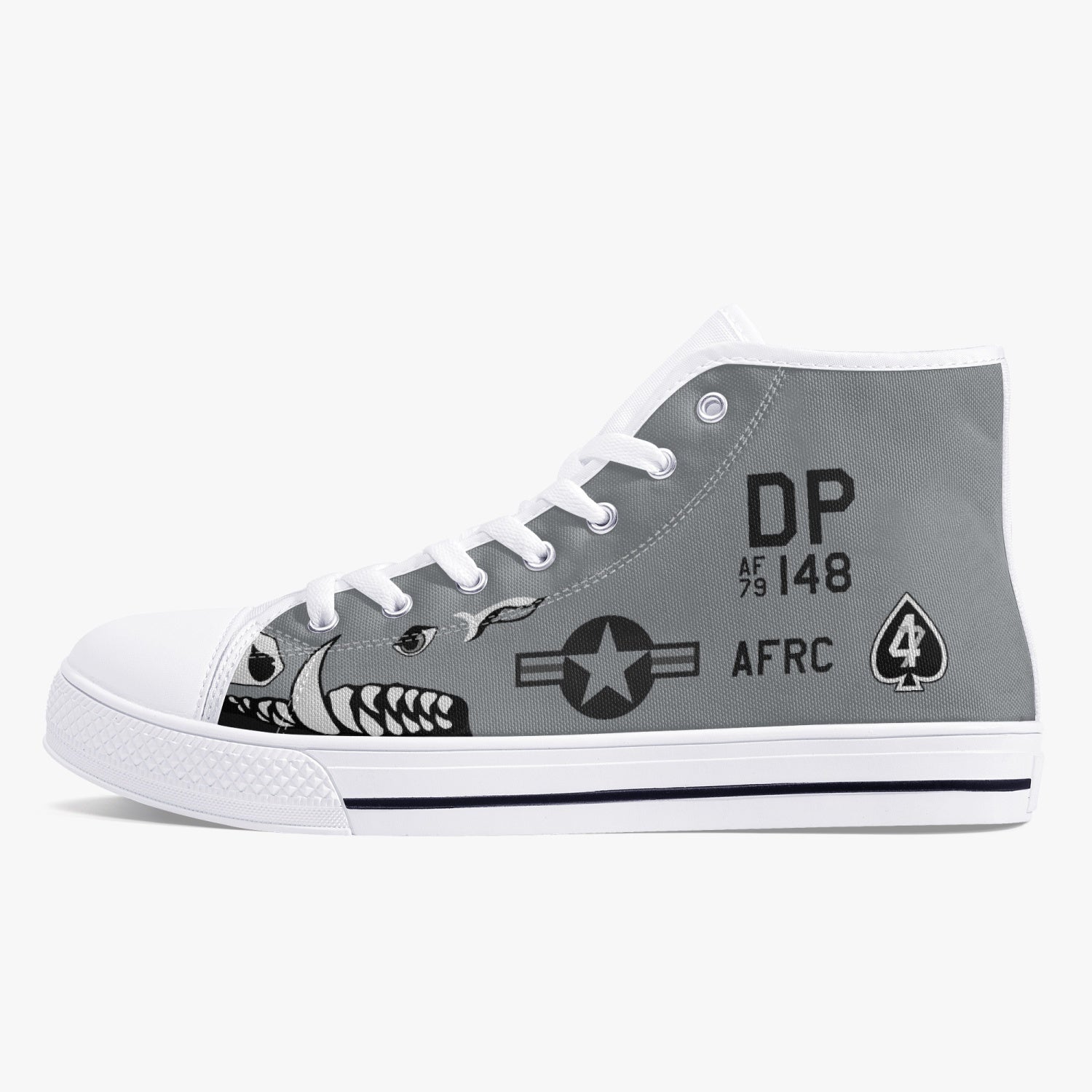 A-10 "Dogpatchers" High Top Canvas Shoes - I Love a Hangar