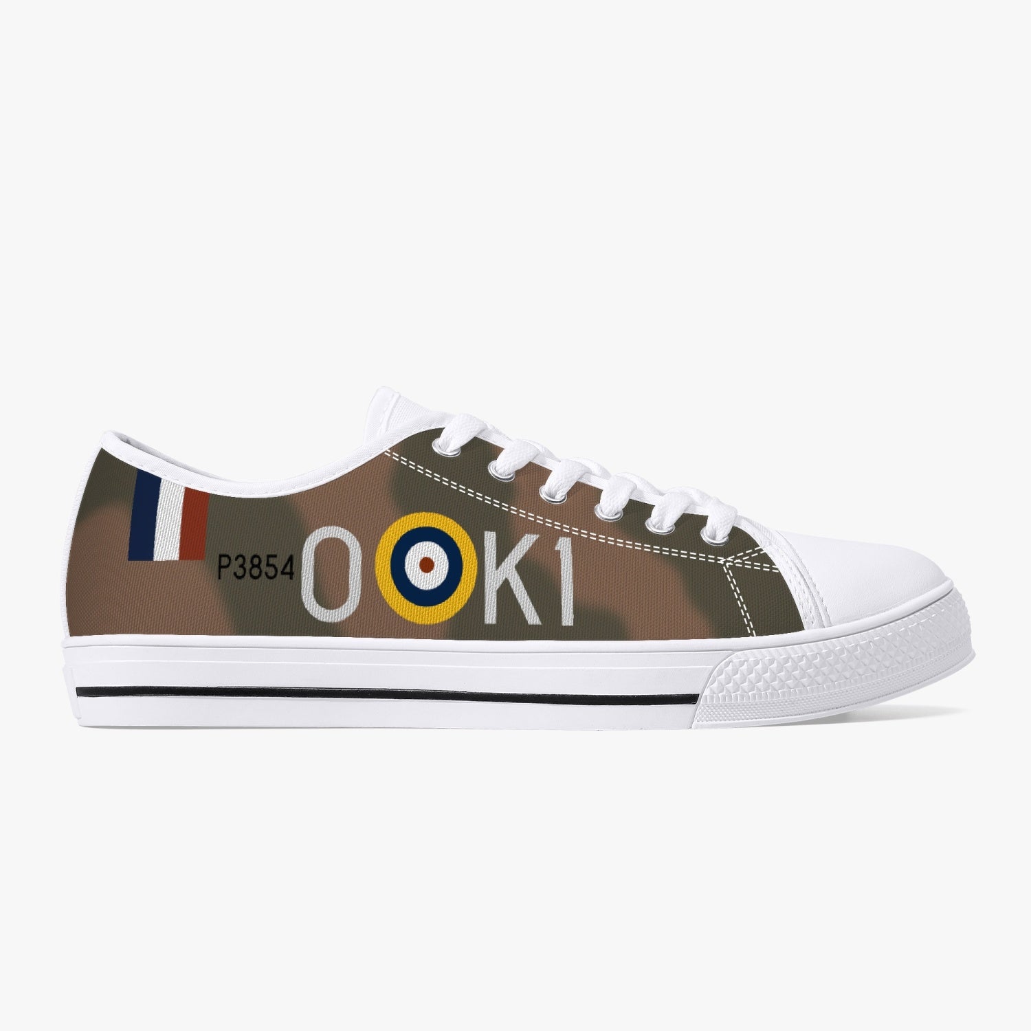 Hurricane "OK-1" (P3854) of Keith Park Low Top Canvas Shoes - I Love a Hangar