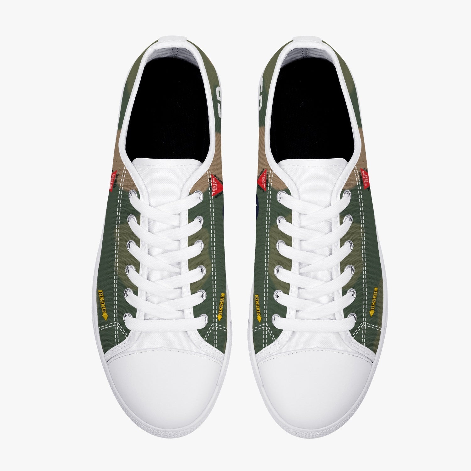 F-4 Phantom "Pardo's Push" Low Top Canvas Shoes - I Love a Hangar