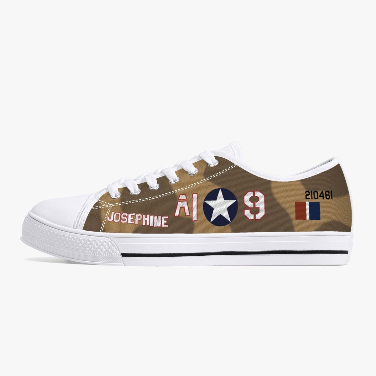 P-40 "Josephine" Low Top Canvas Shoes - I Love a Hangar