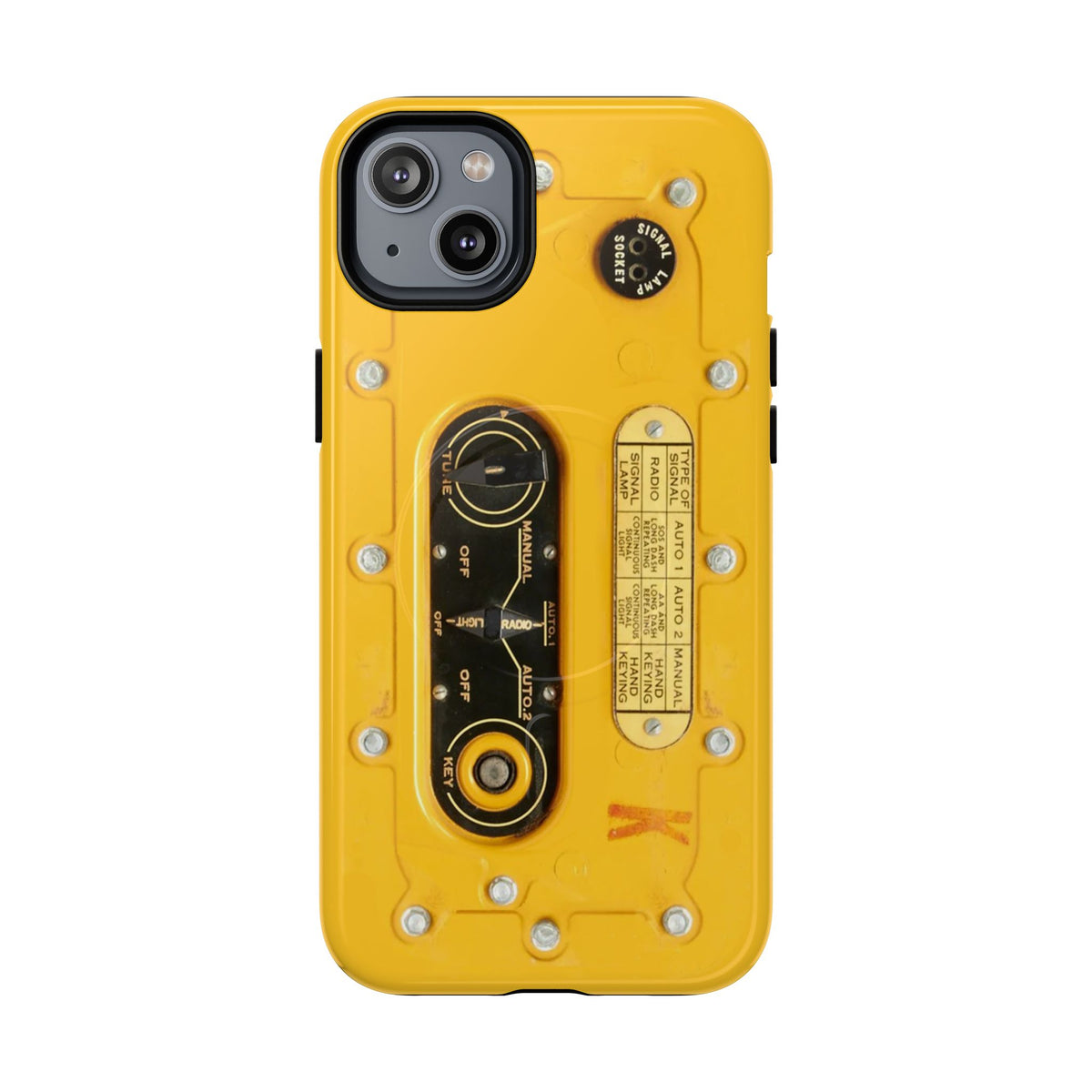 SCR-578 "Gibson Girl" Survival Radio Style Tough Magnetic Phone Cases – iPhone Compatible