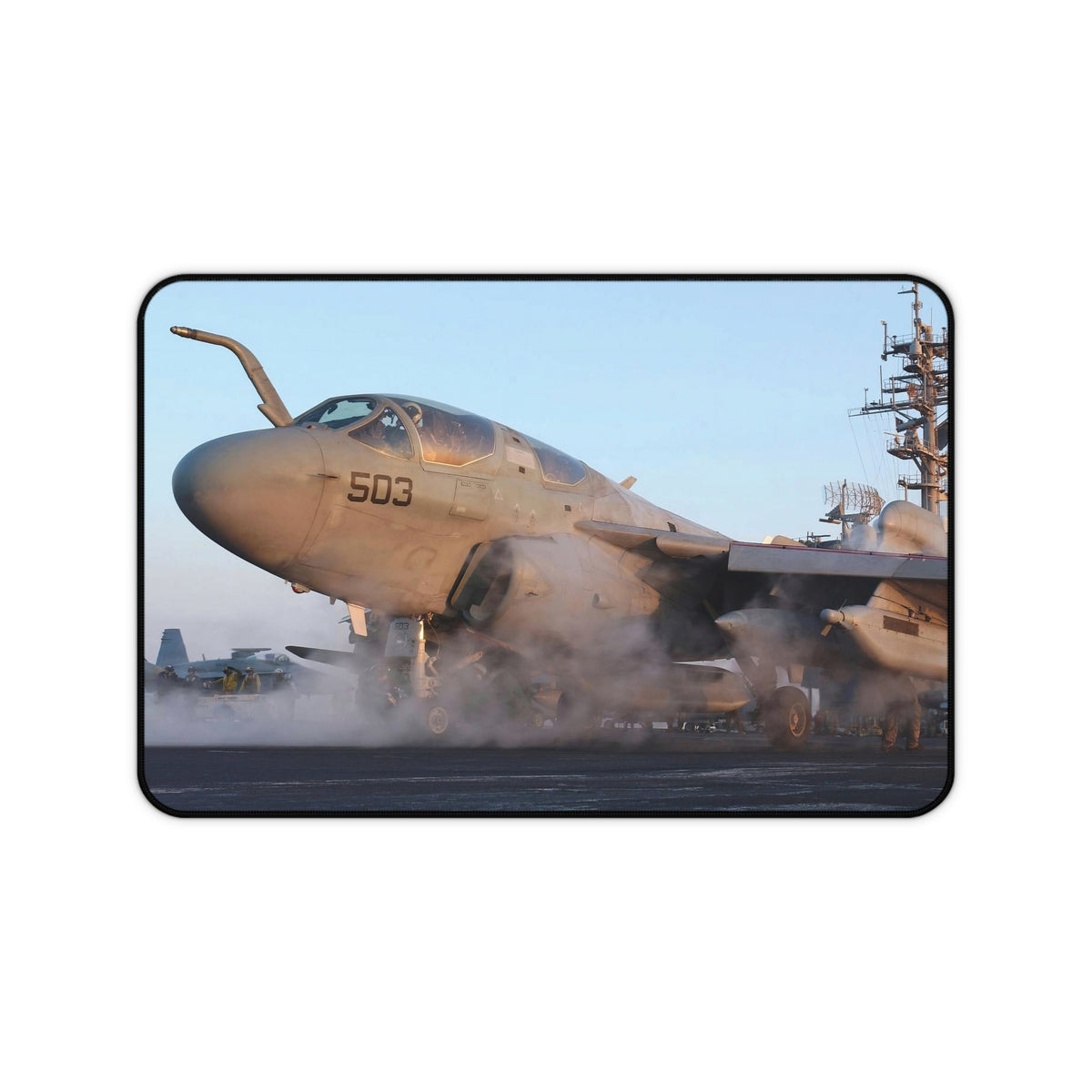 EA-6B Prowler Desk Mat - I Love a Hangar
