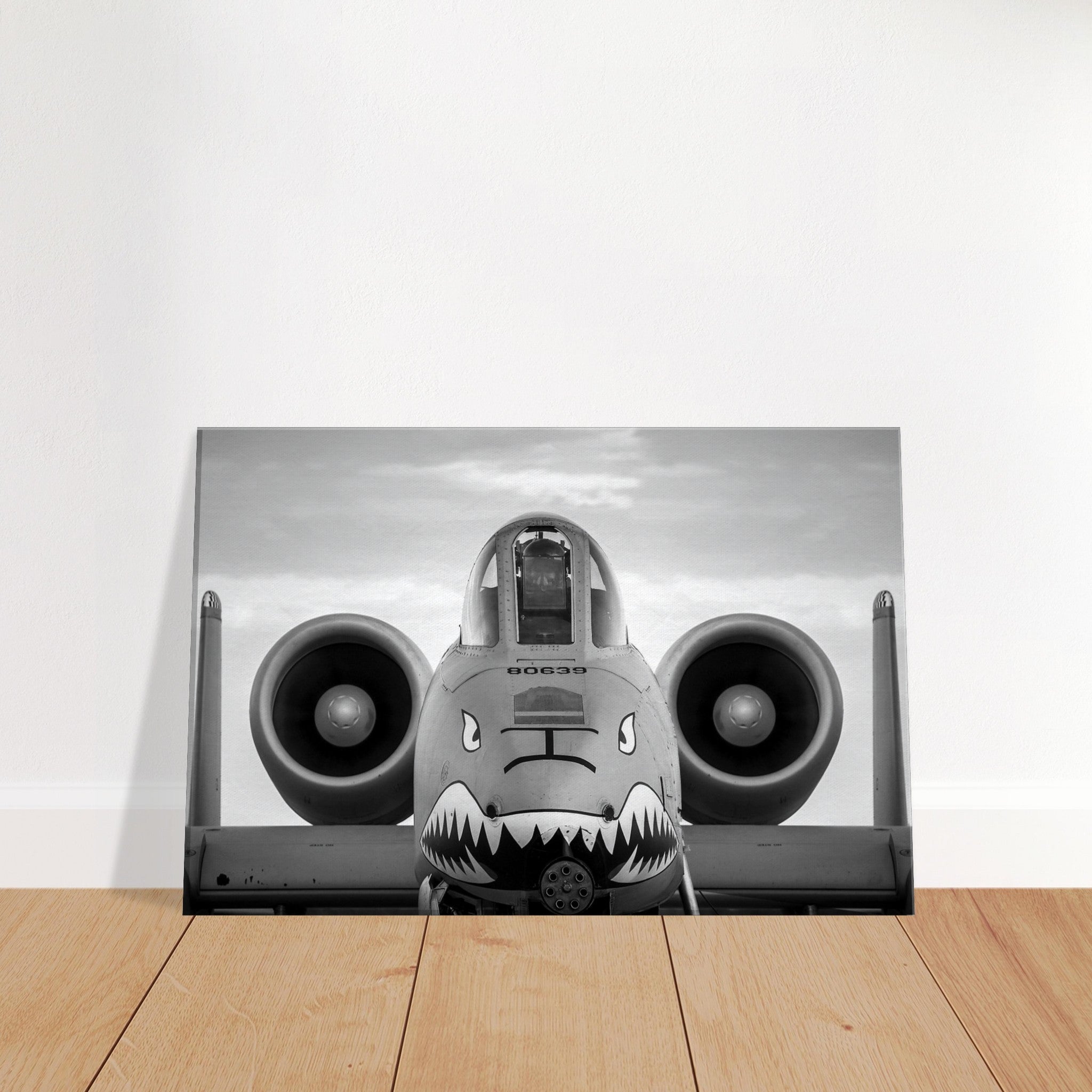 A-10 Up Close on Canvas - I Love a Hangar
