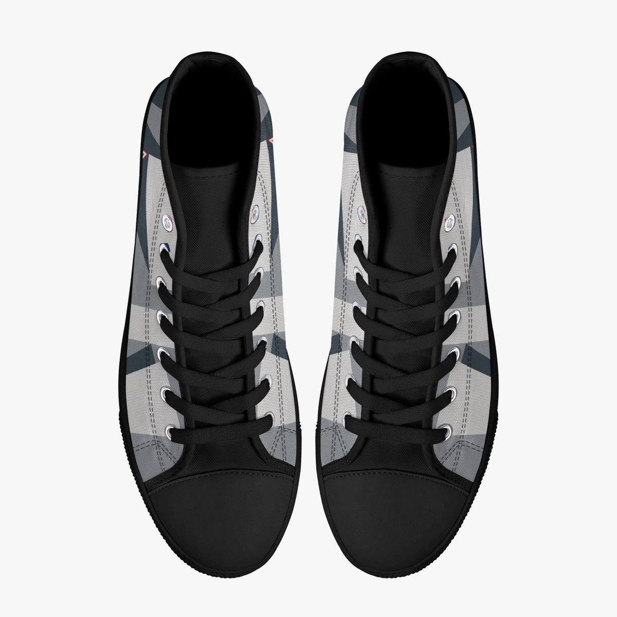 Su-35 Flanker "Arctic Splinter" High Top Canvas Shoes - I Love a Hangar