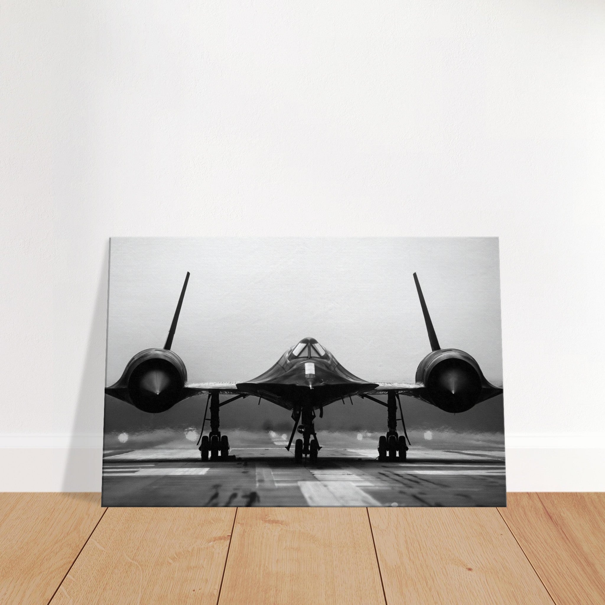 SR-71 "Blackbird" Front View on Canvas - I Love a Hangar