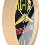 KC-135 Yoke Cap Wall Clock - I Love a Hangar