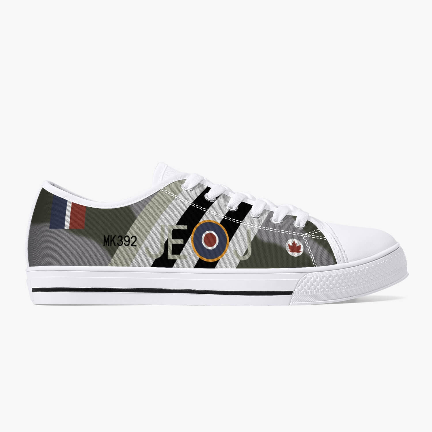 Spitfire "JE-J" (MK392) Low Top Canvas Shoes - I Love a Hangar