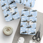 F-15 Strike Eagle Wrapping Paper -  Sky Blue