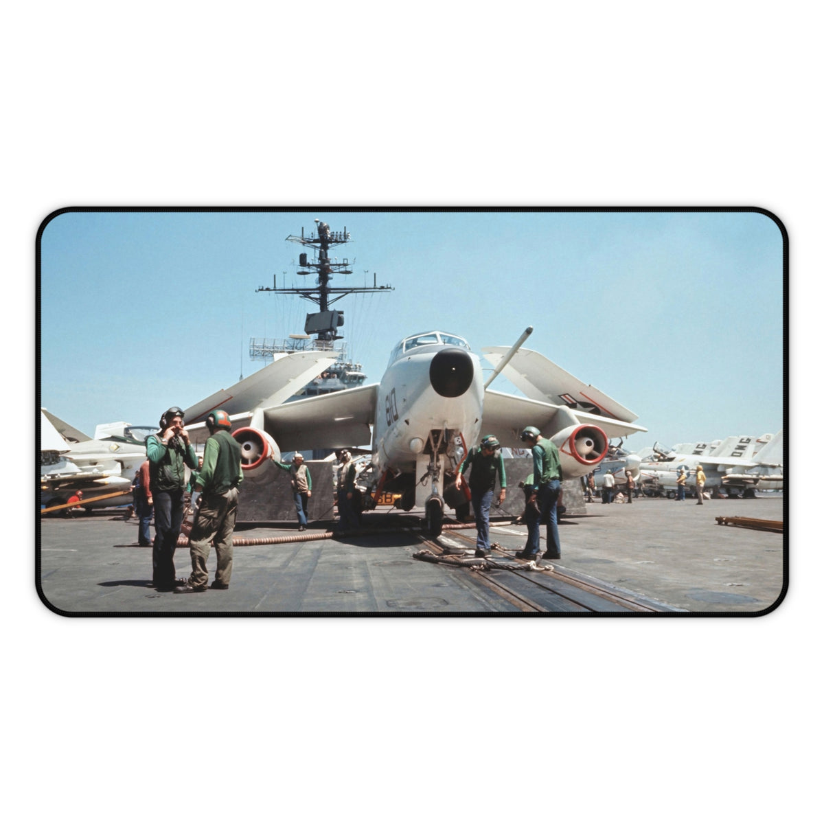 A-3 Skywarrior Desk Mat - I Love a Hangar