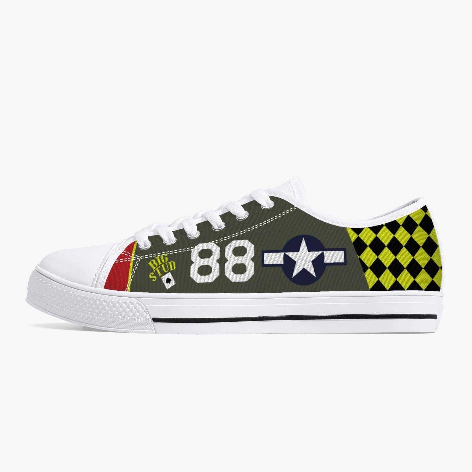 P-47 "Big Stud" Low Top Canvas Shoes - I Love a Hangar