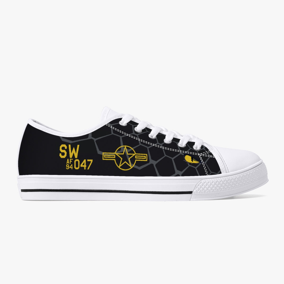 F-16 "Venom" Low Top Canvas Shoes - I Love a Hangar