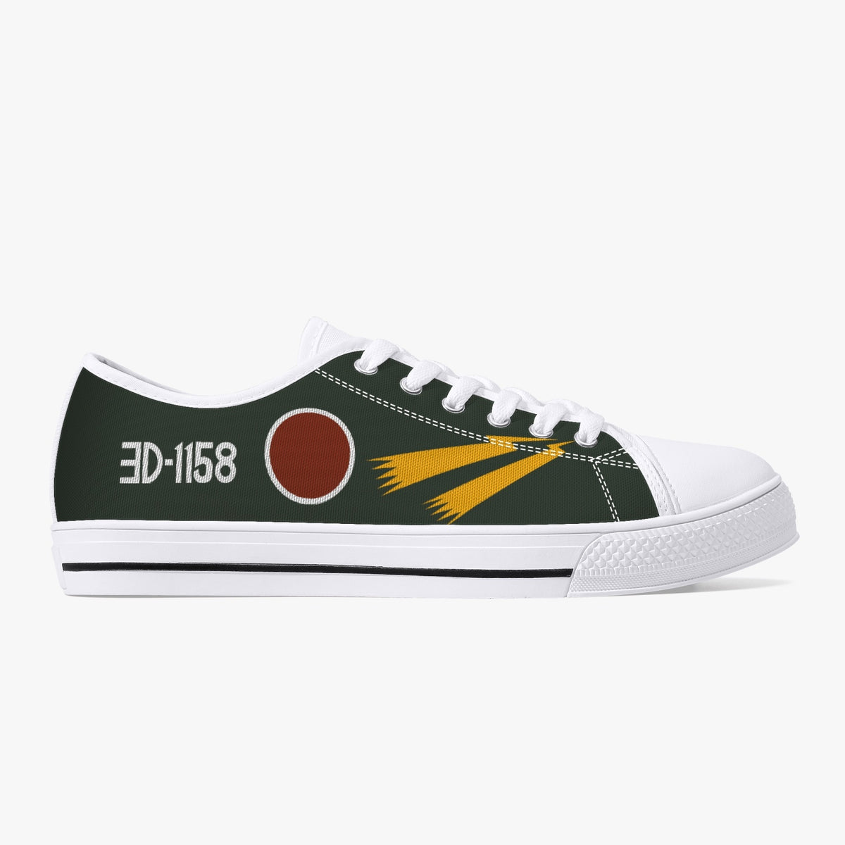 Mitsubishi J2M Raiden Low Top Canvas Shoes - I Love a Hangar
