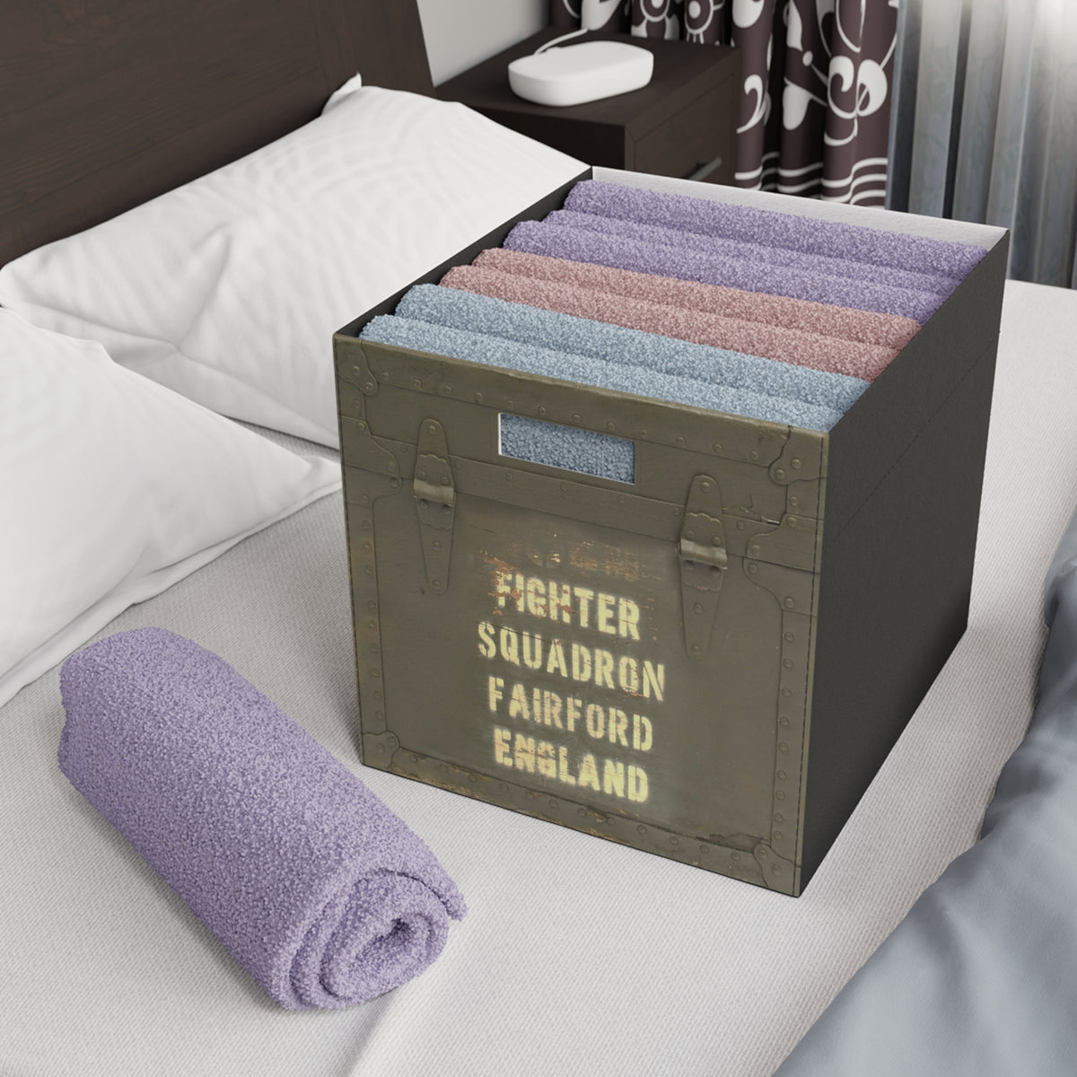Vintage Style USAAF Felt Storage Box - I Love a Hangar
