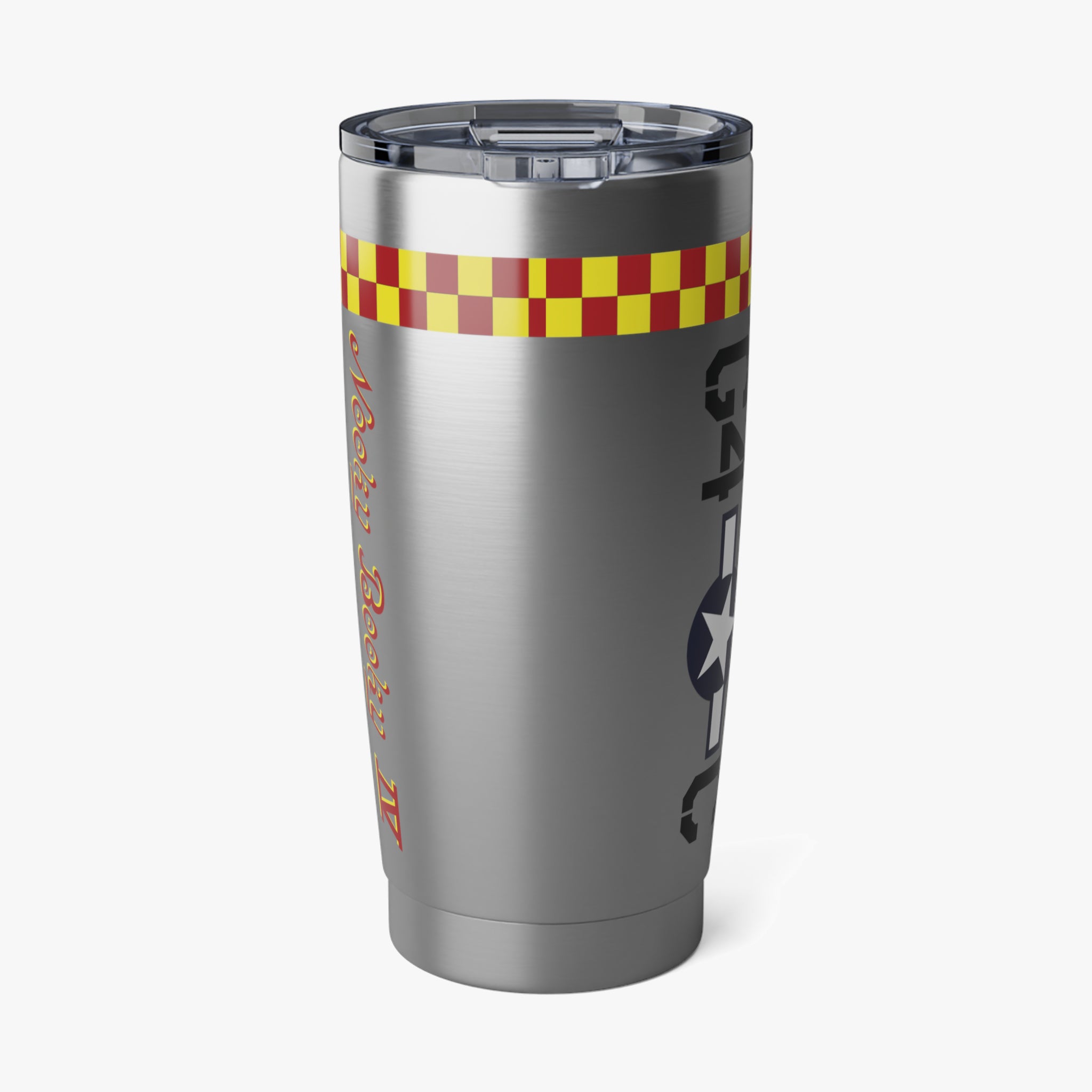 P-51 "Nooky Booky IV" Inspired 20oz (590ml) Stainless Steel Tumbler - I Love a Hangar