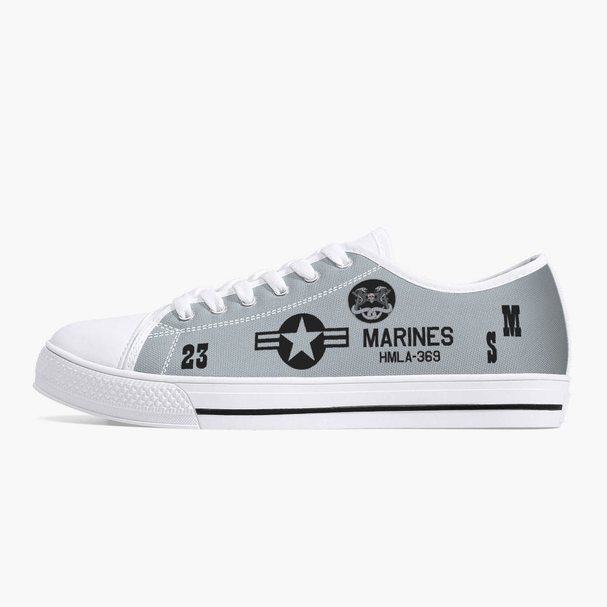 HMLA-369 "Gunfighters" Low Top Canvas Shoes - I Love a Hangar