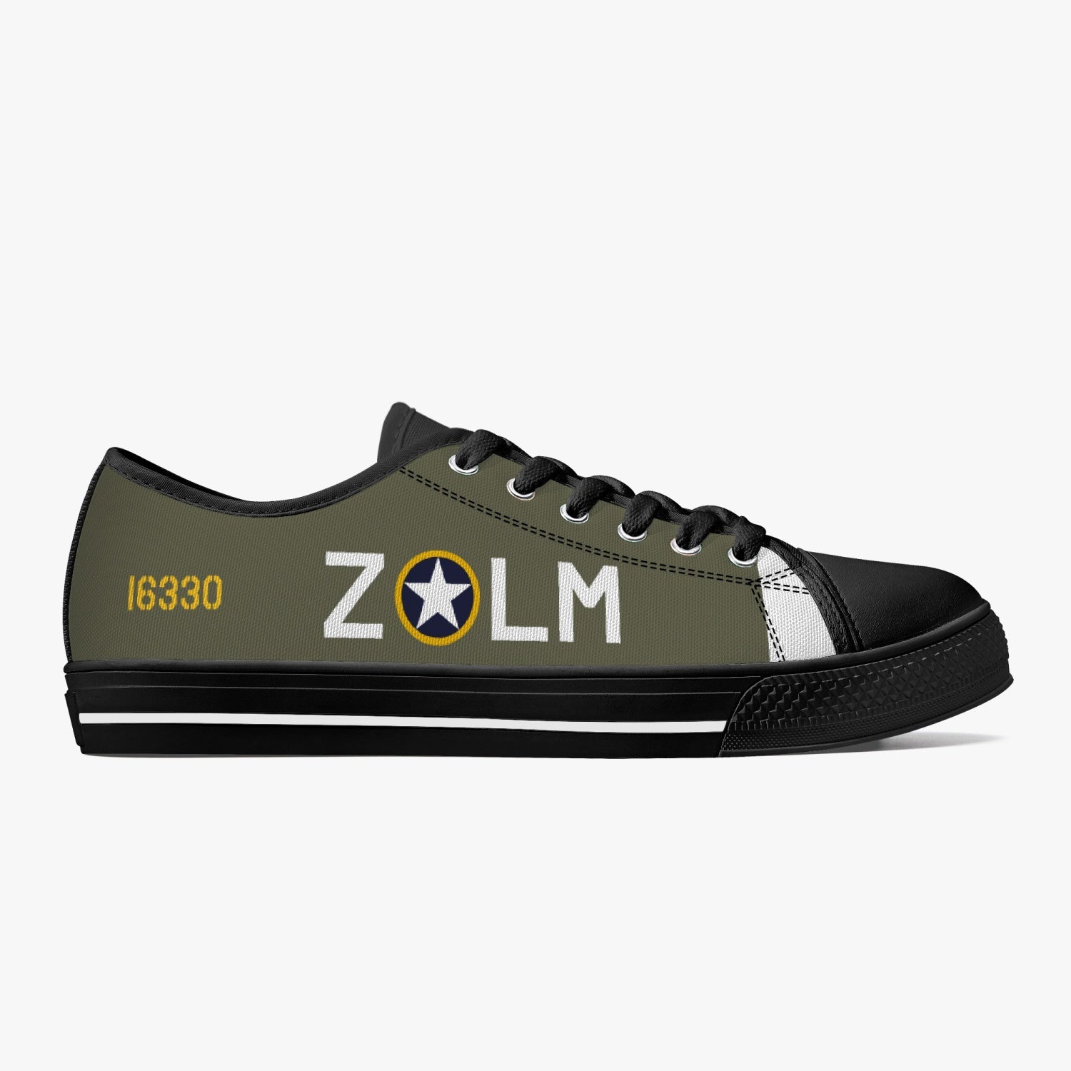 P-47 "Moy Tavarish" Low Top Canvas Shoes - I Love a Hangar