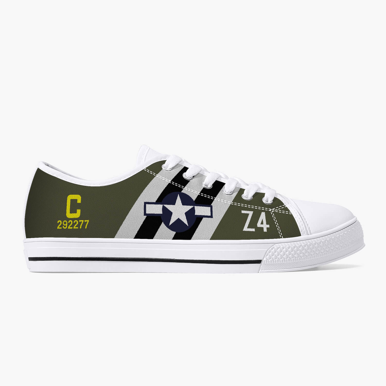 C-47 "Boogie Baby" Low Top Canvas Shoes - I Love a Hangar