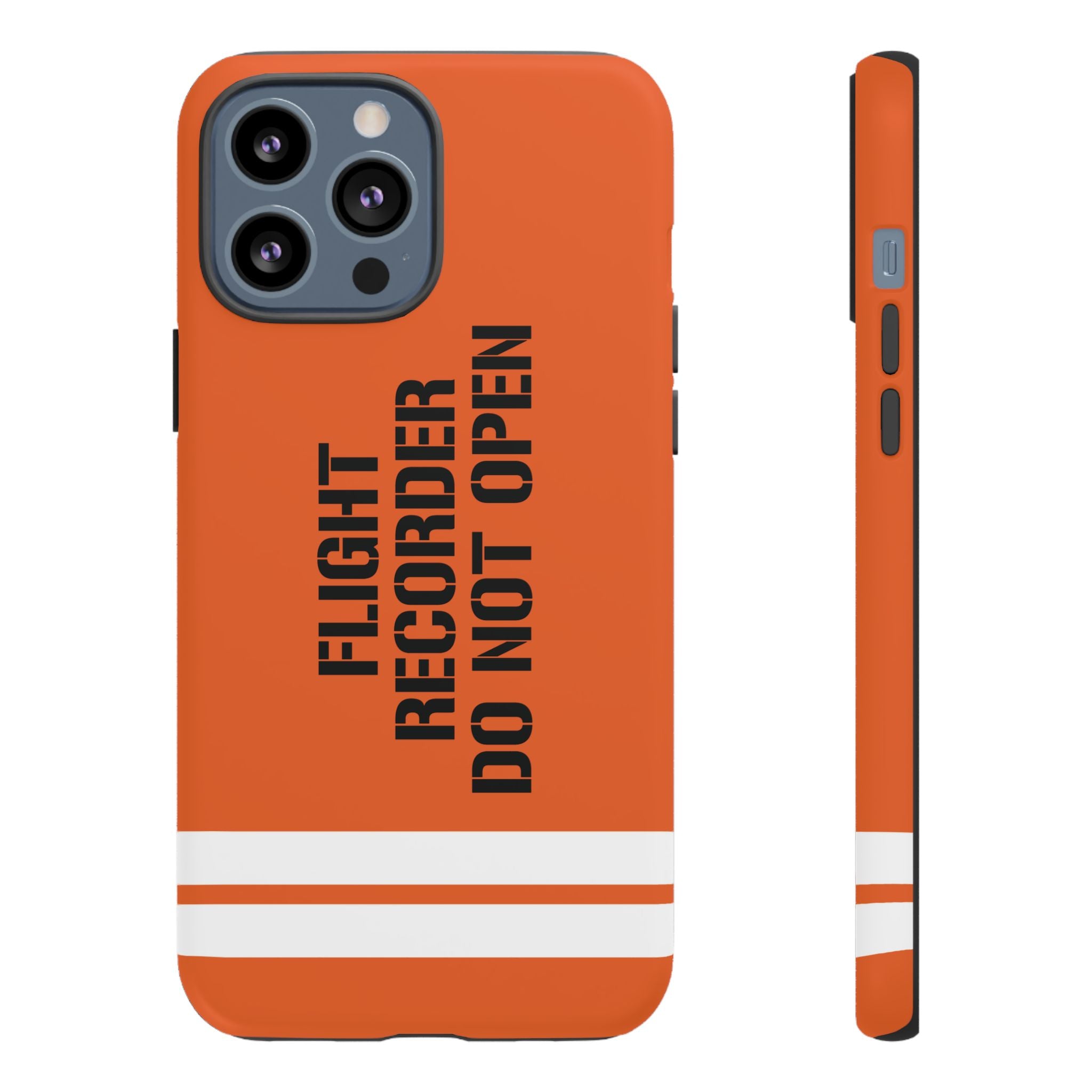 Flight Data Recorder Style Tough Phone Cases for iPhone