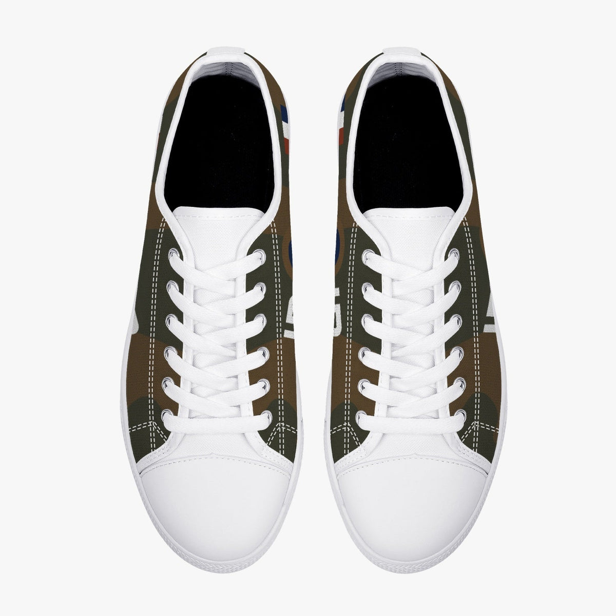 P-40 "ID" of Keith "Bluey" Truscott Low Top Canvas Shoes - I Love a Hangar