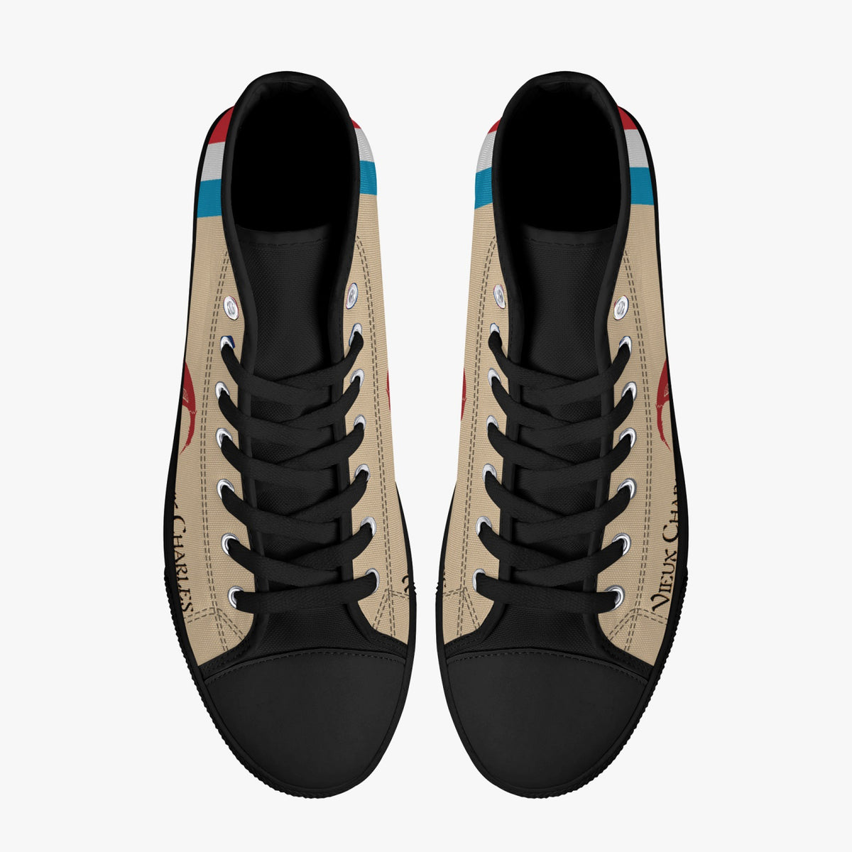 SPAD VII "Vieux Charles" High Top Canvas Shoes - I Love a Hangar