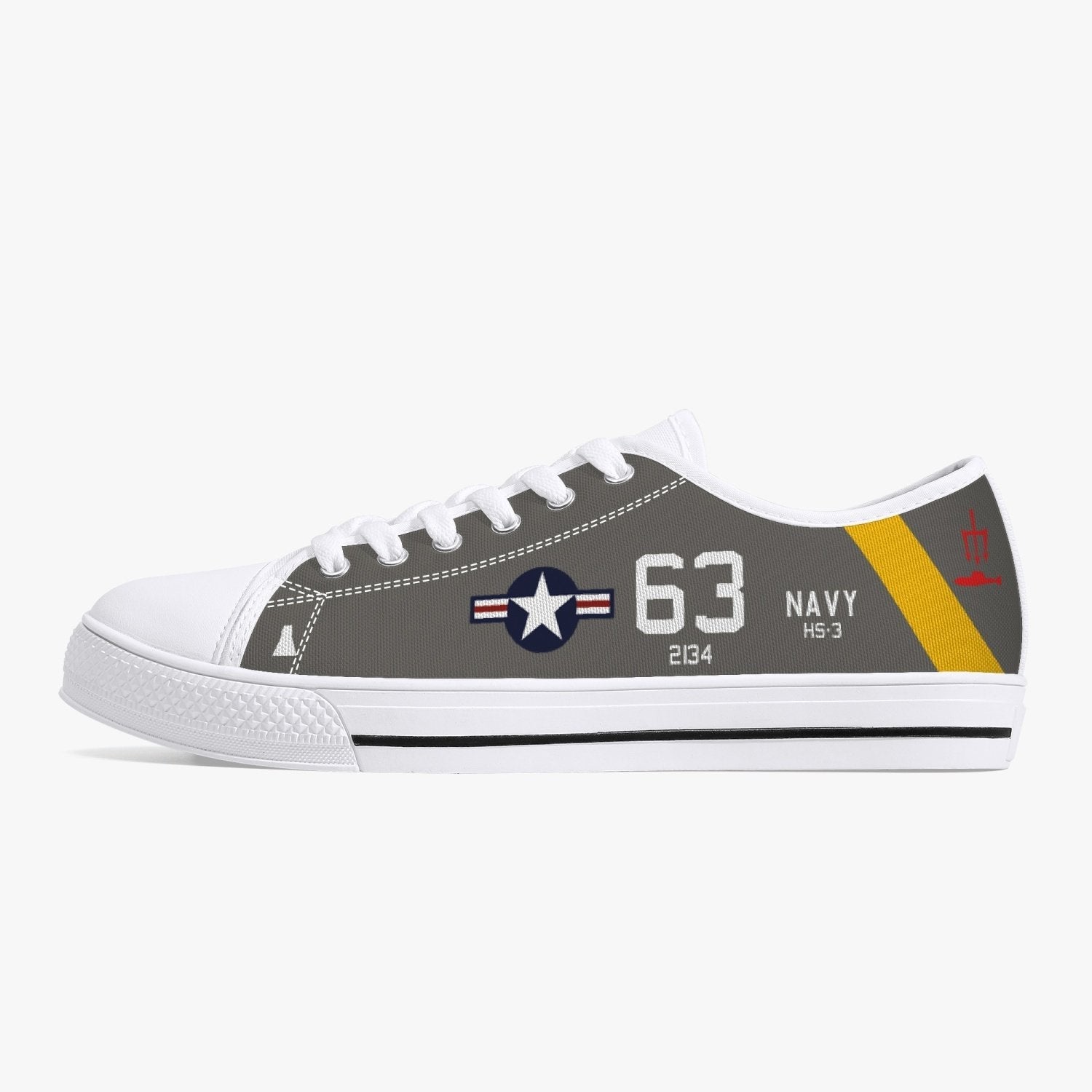 HS-3 "Tridents" Low Top Canvas Shoes - I Love a Hangar