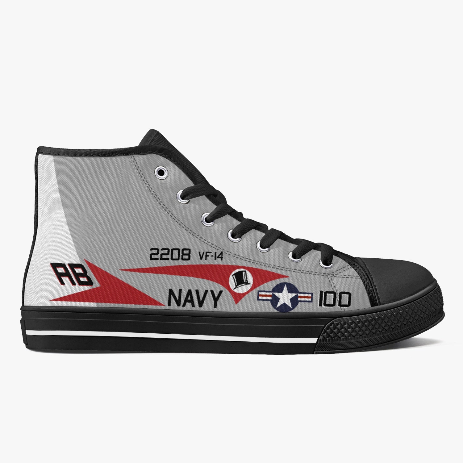 VF-14 "Tophatters" High Top Canvas Shoes